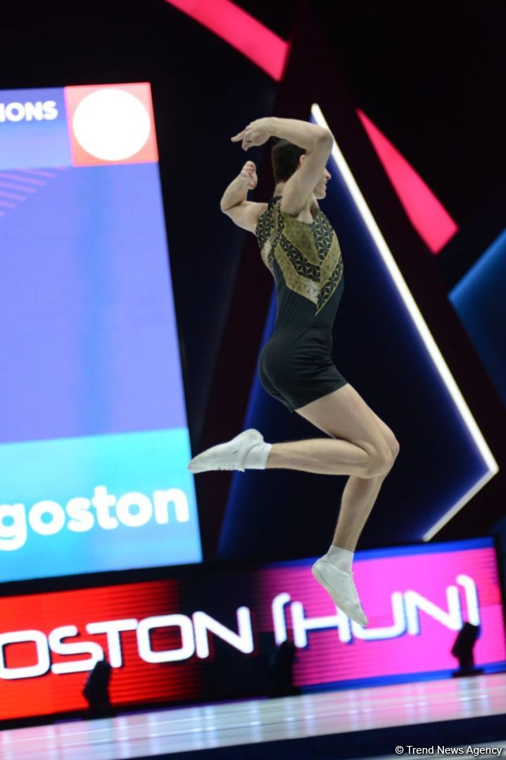 Bakıda aerobika gimnastikası üzrə Dünya Yaş Qrupları Yarışlarının ikinci günü başlayıb (FOTO)