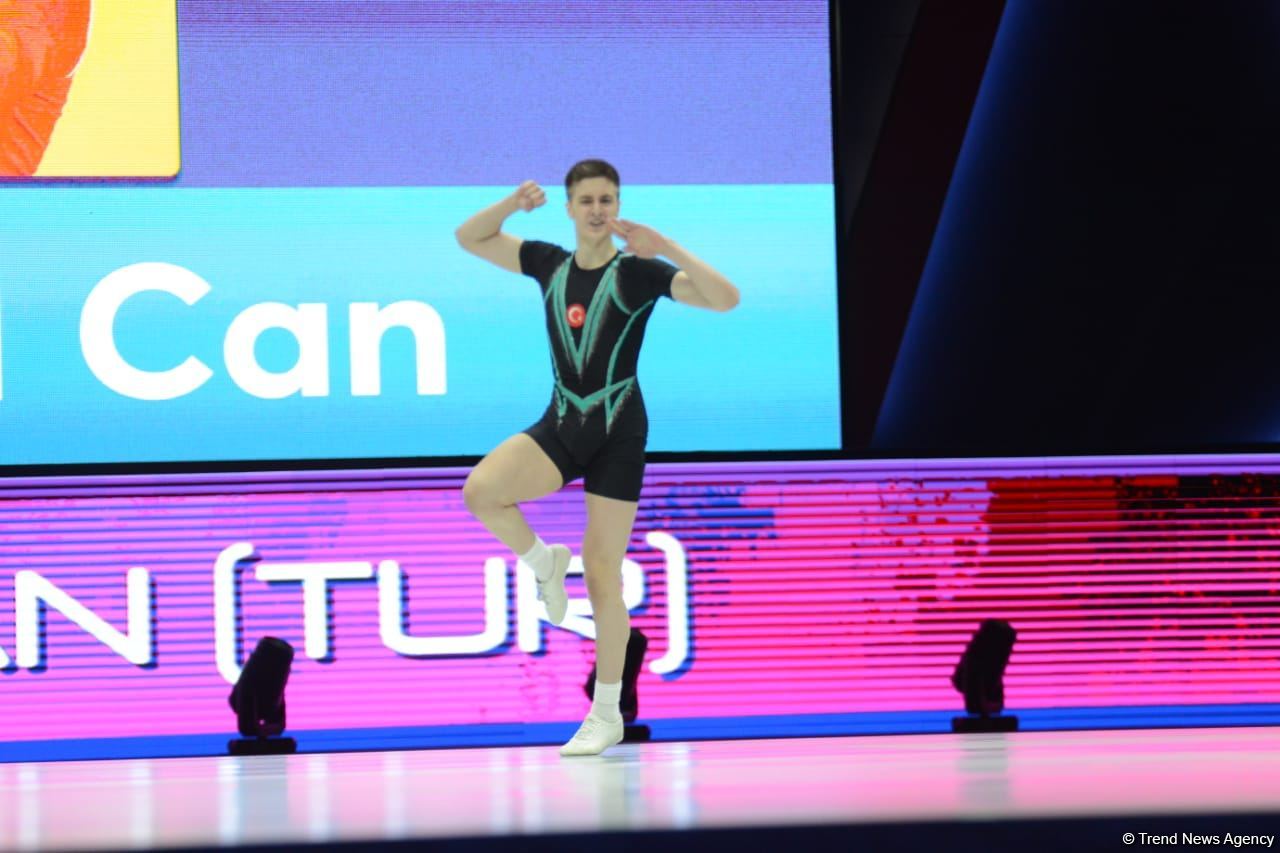 Bakıda aerobika gimnastikası üzrə Dünya Yaş Qrupları Yarışlarının ikinci günü başlayıb (FOTO)