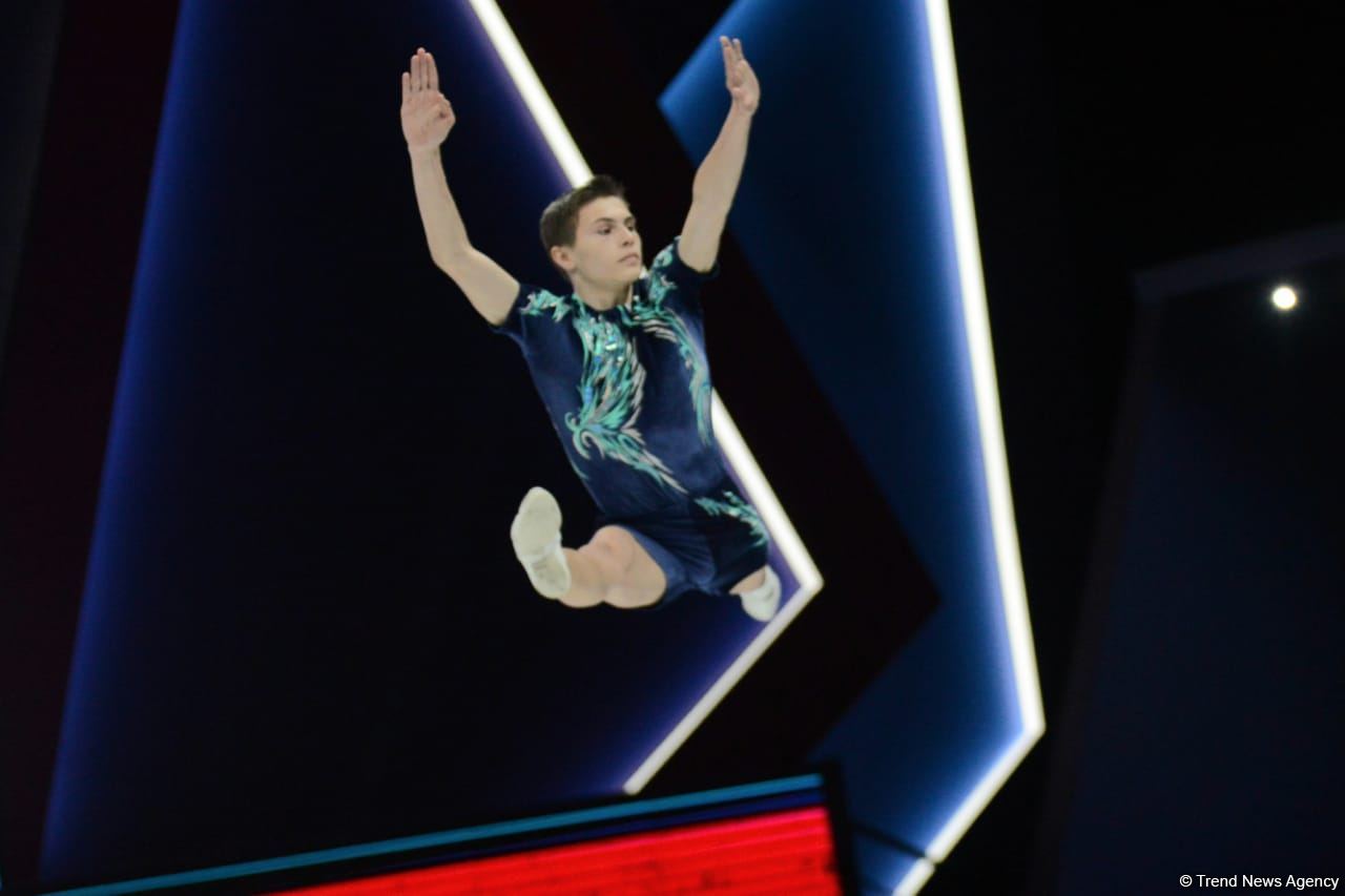 Bakıda aerobika gimnastikası üzrə Dünya Yaş Qrupları Yarışlarının ikinci günü başlayıb (FOTO)