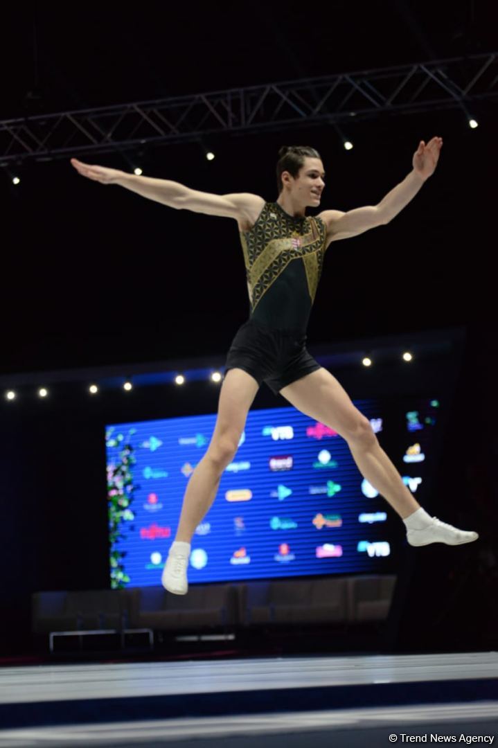 Bakıda aerobika gimnastikası üzrə Dünya Yaş Qrupları Yarışlarının ikinci günü başlayıb (FOTO)