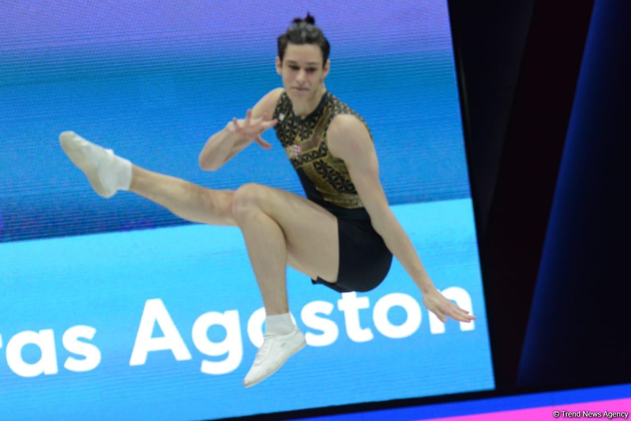 Bakıda aerobika gimnastikası üzrə Dünya Yaş Qrupları Yarışlarının ikinci günü başlayıb (FOTO)