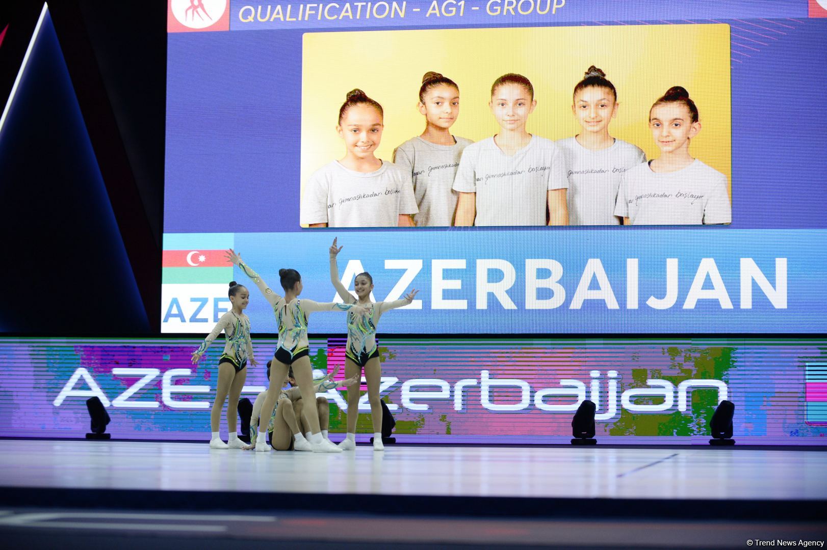 Azərbaycan komandası aerobika gimnastikası üzrə Dünya Yaş Qrupları Yarışlarında finala yüksəlib (FOTO)