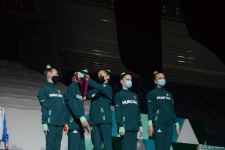 Aerobika gimnastikası üzrə Dünya Yaş Qrupları Yarışlarında qrup hərəkətlərdə və aerodans proqramında qaliblər mükafatlandırılıb (FOTO)