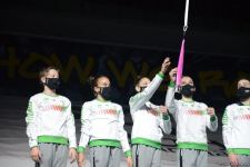 Aerobika gimnastikası üzrə Dünya Yaş Qrupları Yarışlarında qrup hərəkətlərdə və aerodans proqramında qaliblər mükafatlandırılıb (FOTO)