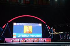Rusiya gimnastı aerobika gimnastikası üzrə Dünya Yaş Qrupları Yarışlarında qadınlar arasında fərdi proqramda qalib gəlib (FOTO)