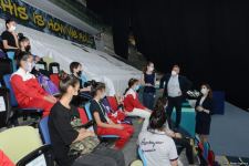 Bakıda gimnastların dünya və Avropa çempionu Vladislav Osknerlə görüşü keçirilib (FOTO)