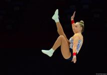 Bakıda aerobika gimnastikası üzrə 16-cı dünya çempionatının birinci günü başlayıb (FOTO)