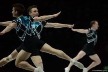 Bakıda aerobika gimnastikası üzrə 16-cı dünya çempionatının birinci günü başlayıb (FOTO)