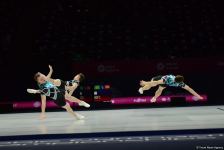 Bakıda aerobika gimnastikası üzrə 16-cı dünya çempionatının birinci günü başlayıb (FOTO)