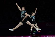 Bakıda aerobika gimnastikası üzrə 16-cı dünya çempionatının birinci günü başlayıb (FOTO)