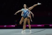 Bakıda aerobika gimnastikası üzrə 16-cı dünya çempionatının birinci günü başlayıb (FOTO)