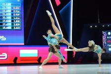 Bakıda aerobika gimnastikası üzrə 16-cı dünya çempionatının birinci günü başlayıb (FOTO)