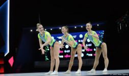 Bakıda aerobika gimnastikası üzrə 16-cı dünya çempionatının birinci günü başlayıb (FOTO)