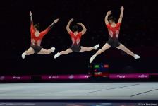 Bakıda aerobika gimnastikası üzrə 16-cı dünya çempionatının birinci günü başlayıb (FOTO)