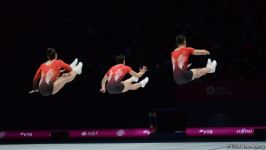 Bakıda aerobika gimnastikası üzrə 16-cı dünya çempionatının birinci günü başlayıb (FOTO)