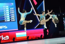 Bakıda aerobika gimnastikası üzrə 16-cı dünya çempionatının birinci günü başlayıb (FOTO)