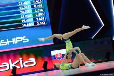 Bakıda aerobika gimnastikası üzrə 16-cı dünya çempionatının birinci günü başlayıb (FOTO)