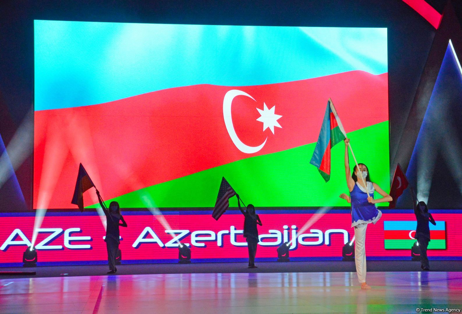 Bakıda aerobika gimnastikası üzrə 16-cı dünya çempionatının təntənəli açılış mərasimi keçirilib (FOTO)