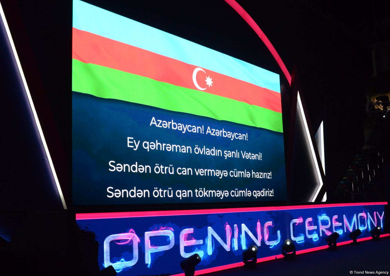 Bakıda aerobika gimnastikası üzrə 16-cı dünya çempionatının təntənəli açılış mərasimi keçirilib (FOTO)