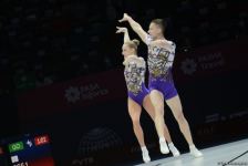 Bakıda aerobika gimnastikası üzrə 16-cı dünya çempionatının ikinci günü başlayıb (FOTO)
