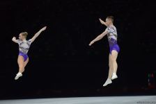 Bakıda aerobika gimnastikası üzrə 16-cı dünya çempionatının ikinci günü başlayıb (FOTO)