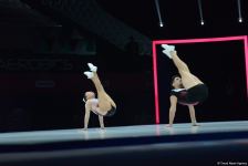 Bakıda aerobika gimnastikası üzrə 16-cı dünya çempionatının ikinci günü başlayıb (FOTO)
