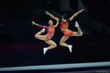 Bakıda aerobika gimnastikası üzrə 16-cı dünya çempionatının ikinci günü başlayıb (FOTO)