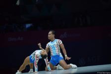 Bakıda aerobika gimnastikası üzrə 16-cı dünya çempionatının ikinci günü başlayıb (FOTO)