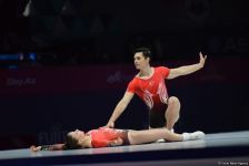 Bakıda aerobika gimnastikası üzrə 16-cı dünya çempionatının ikinci günü başlayıb (FOTO)