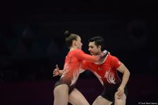 Bakıda aerobika gimnastikası üzrə 16-cı dünya çempionatının ikinci günü başlayıb (FOTO)