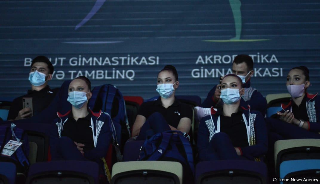 Bakıda aerobika gimnastikası üzrə 16-cı dünya çempionatının ikinci günü başlayıb (FOTO)