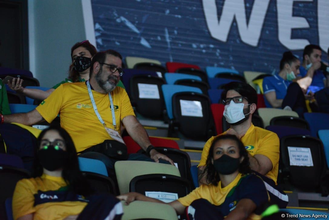 Bakıda aerobika gimnastikası üzrə 16-cı dünya çempionatının ikinci günü başlayıb (FOTO)