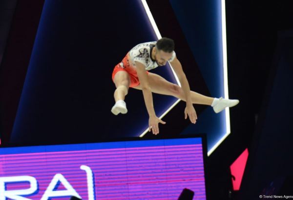Bakıda aerobika gimnastikası üzrə 16-cı dünya çempionatının final günü başlayıb (FOTO)