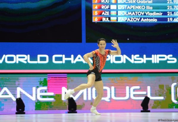 İspaniya gimnastı aerobika gimnastikası üzrə dünya çempionu olub (FOTO)