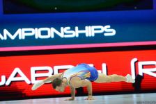 Bakıda aerobika gimnastikası üzrə 16-cı dünya çempionatının final günü başlayıb (FOTO)
