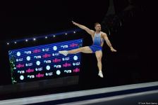 Bakıda aerobika gimnastikası üzrə 16-cı dünya çempionatının final günü başlayıb (FOTO)