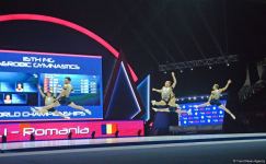 Aerobika gimnastikası üzrə dünya çempionatının son günündən maraqlı anlar (FOTO)