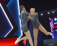 Aerobika gimnastikası üzrə dünya çempionatının son günündən maraqlı anlar (FOTO)