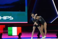 İtaliyalı cütlük aerobika gimnastikası üzrə dünya çempionatında qarışıq cütlüklər arasında qızıl medal qazanıb