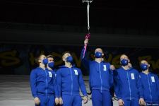 Aerobika gimnastikası üzrə dünya çempionatında qrup hərəkətlərində və aerodans proqramında qaliblər mükafatlandırılıb (FOTO)