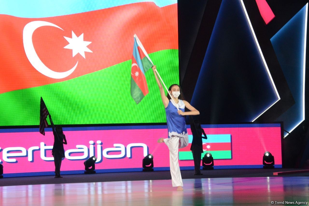 Bakıda aerobika gimnastikası üzrə 16-cı Dünya Çempionatının bağlanış mərasimi keçirilib (FOTO)