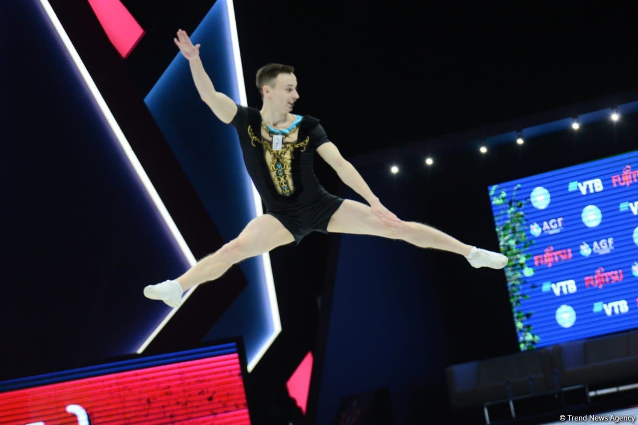 Bakıda aerobika gimnastikası üzrə 16-cı dünya çempionatının final günü başlayıb (FOTO)