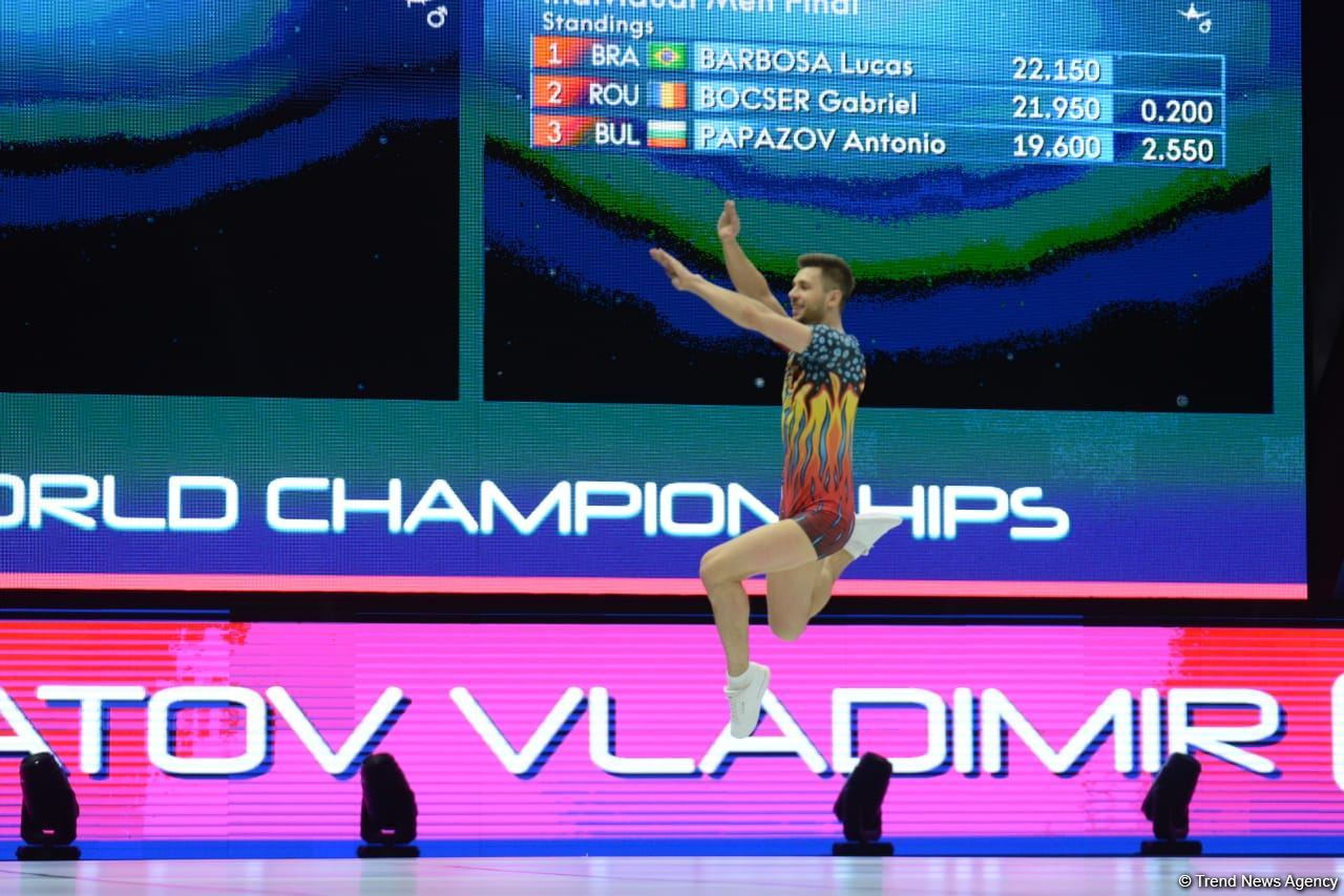 Bakıda aerobika gimnastikası üzrə 16-cı dünya çempionatının final günü başlayıb (FOTO)