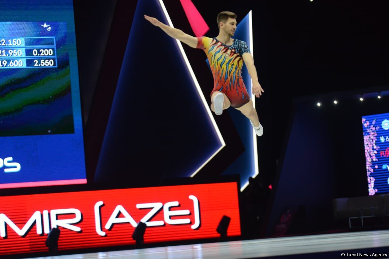 Bakıda aerobika gimnastikası üzrə 16-cı dünya çempionatının final günü başlayıb (FOTO)