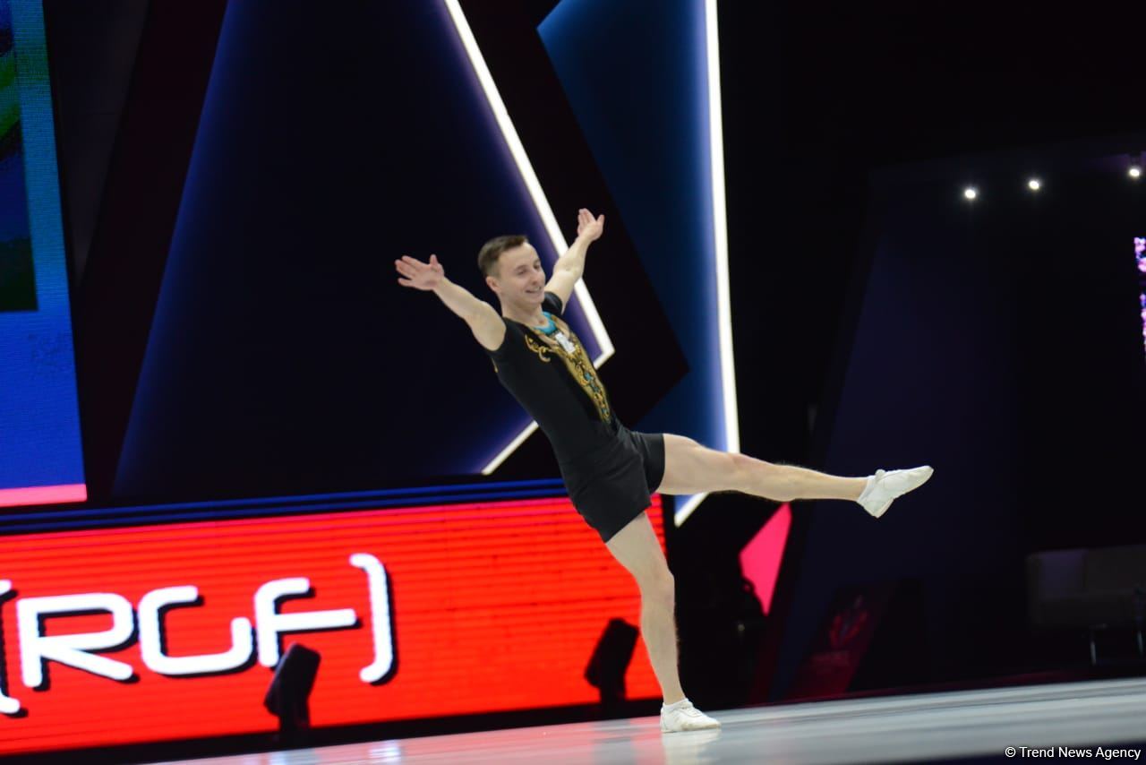 Bakıda aerobika gimnastikası üzrə 16-cı dünya çempionatının final günü başlayıb (FOTO)