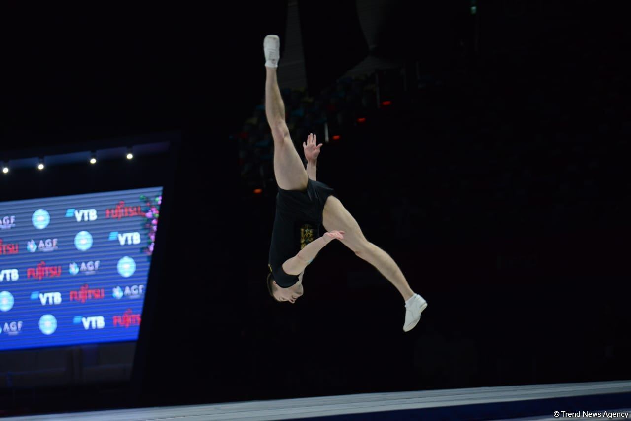 Bakıda aerobika gimnastikası üzrə 16-cı dünya çempionatının final günü başlayıb (FOTO)