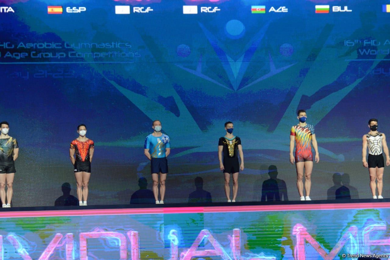 Bakıda aerobika gimnastikası üzrə 16-cı dünya çempionatının final günü başlayıb (FOTO)