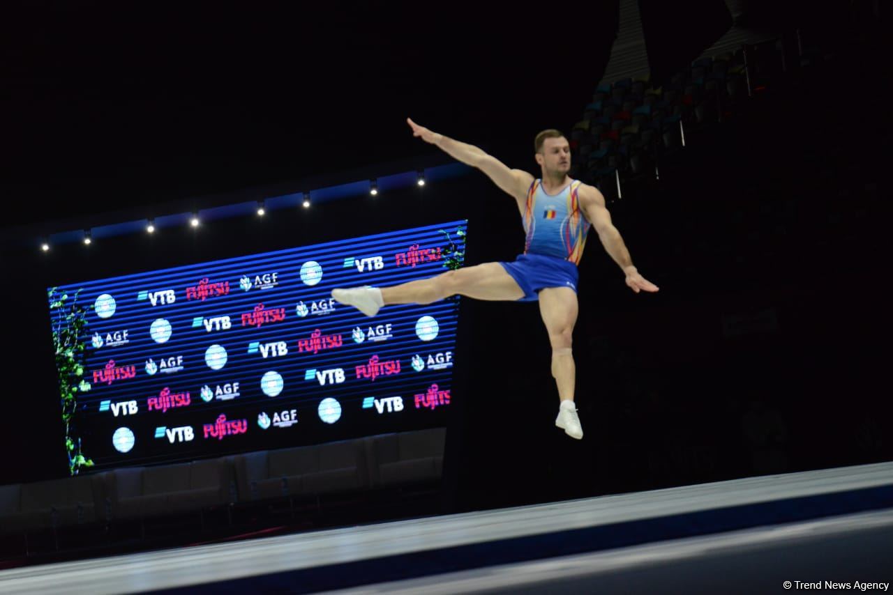 Bakıda aerobika gimnastikası üzrə 16-cı dünya çempionatının final günü başlayıb (FOTO)
