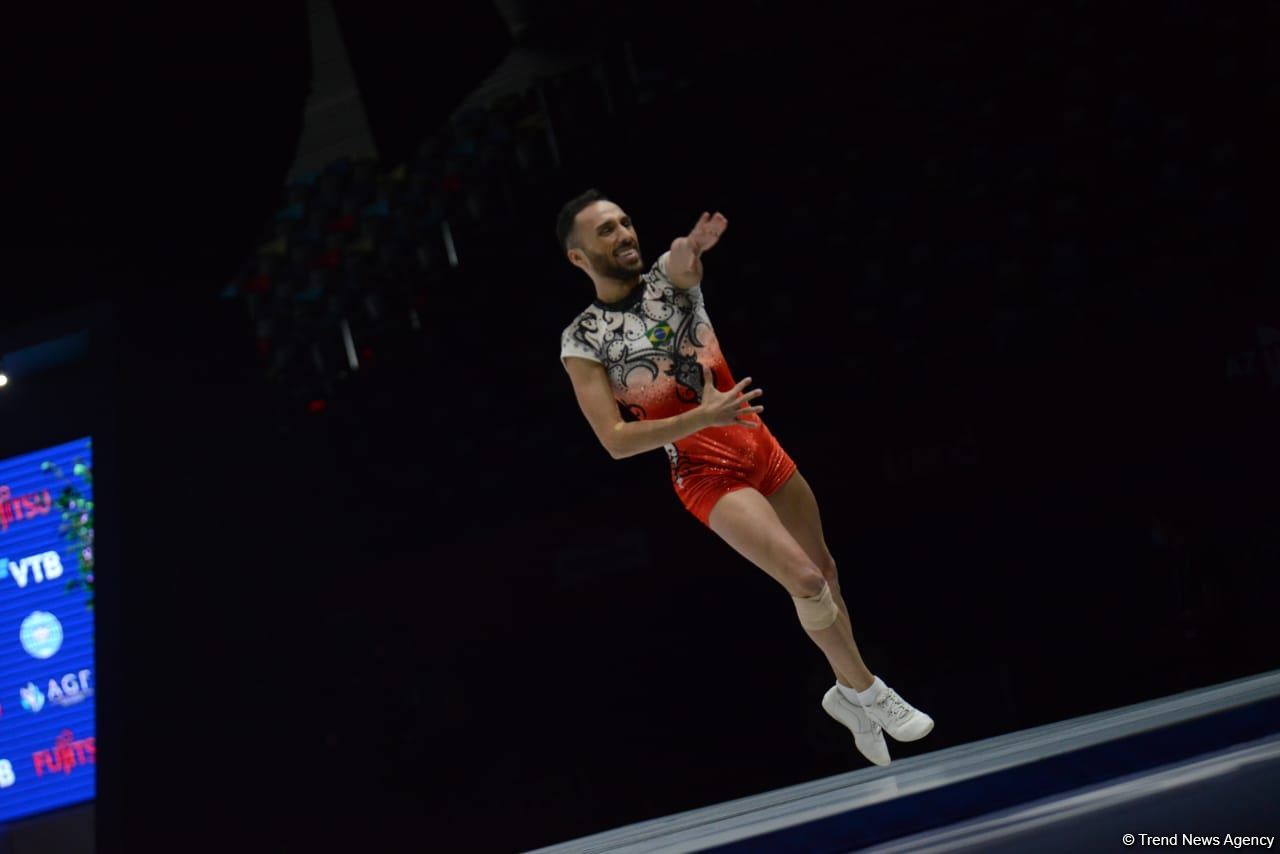 Bakıda aerobika gimnastikası üzrə 16-cı dünya çempionatının final günü başlayıb (FOTO)