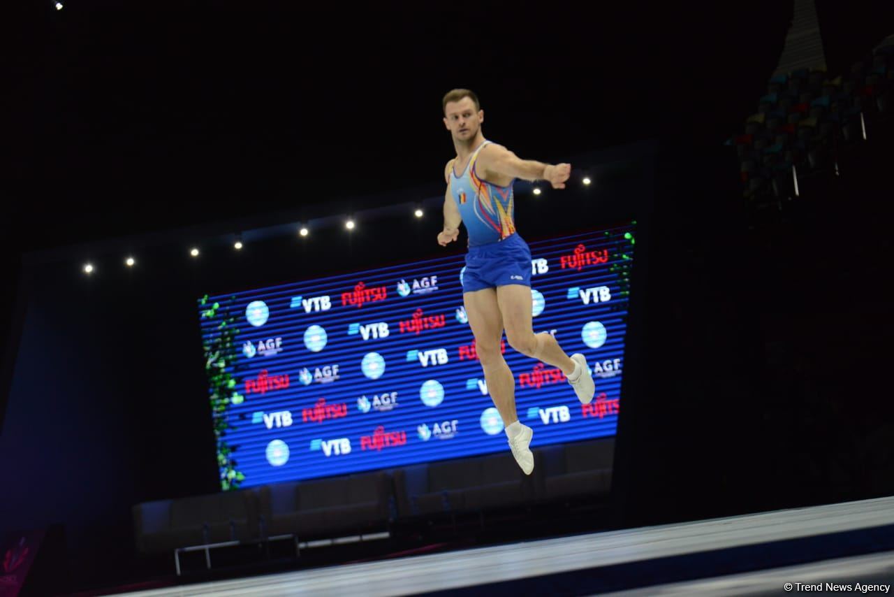 Bakıda aerobika gimnastikası üzrə 16-cı dünya çempionatının final günü başlayıb (FOTO)